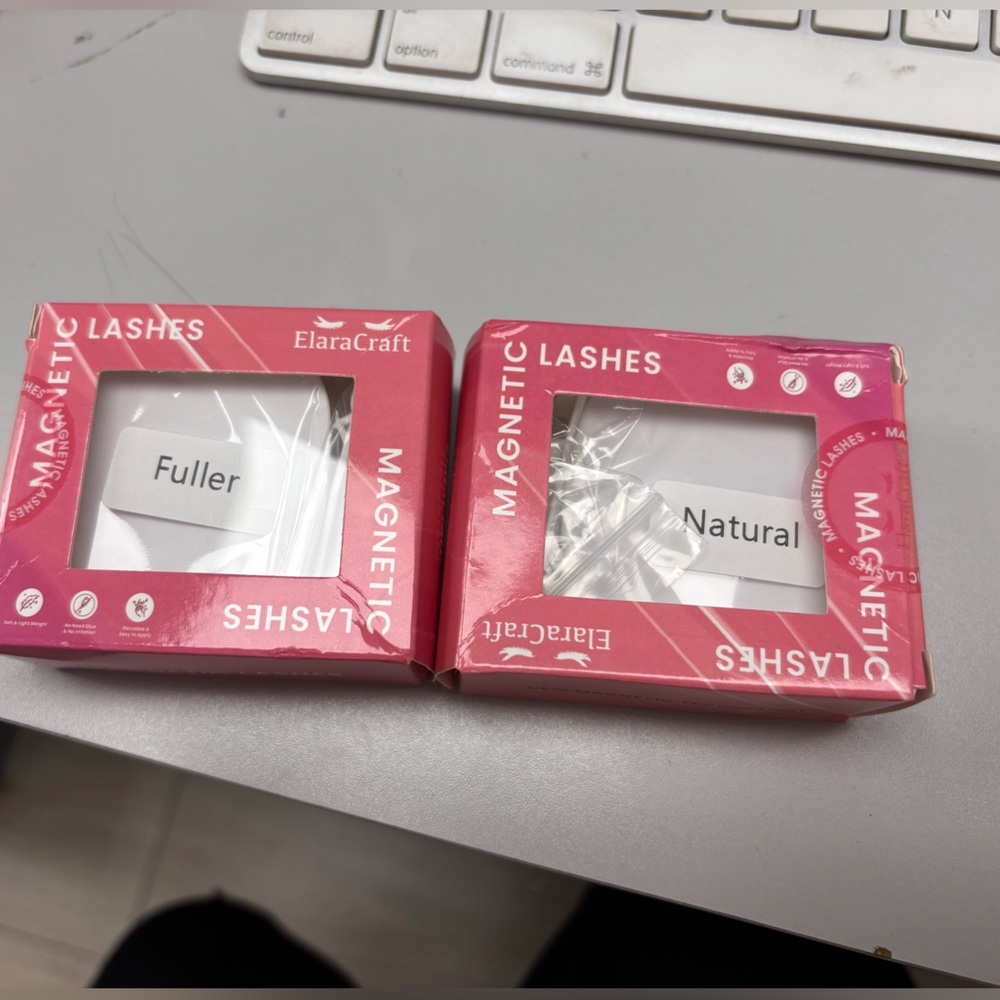 Elara Magnetic Eyelashes both Fuller and Natural sold together